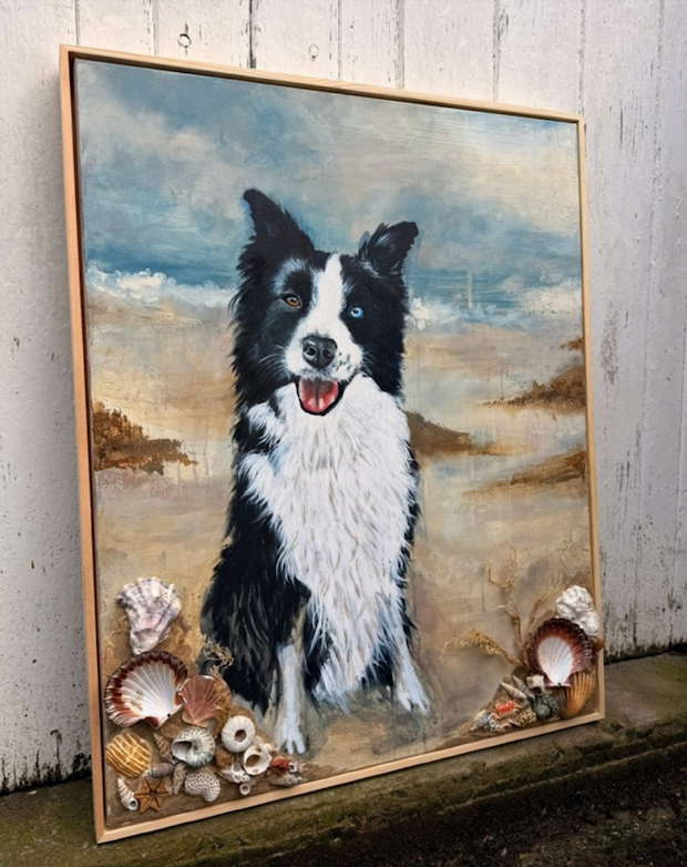 Watercolour pet portrait